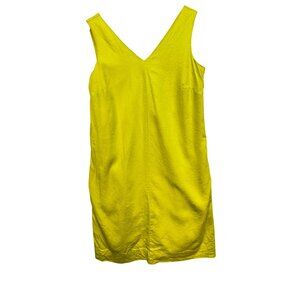 Ophelia Roe Womens Shift Tank Dress Size S Yellow Sleeveless Casual Summer Chic